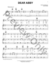 Dear Abby piano sheet music cover